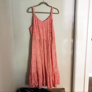 Old Navy Floral Fit and Flair Cami Midi Dress